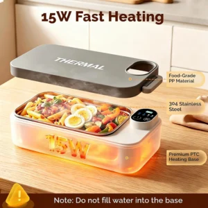 Wireless Electric Lunch Box with Heat Insulation