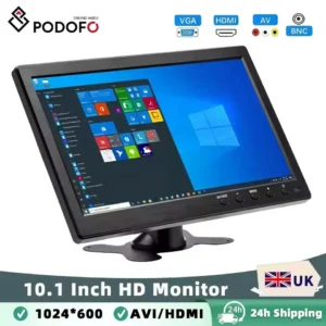 Podofo 10.1" LCD HD Monitor Mini TV & Computer