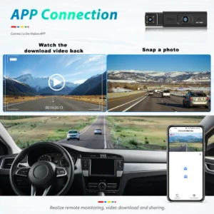 Podofo 3.16" 1080P Car Dash Cam Gravity Sensor