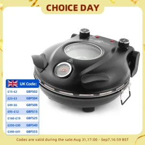 Klaif Electric Pizza Maker, 420℃, 1200 Watt