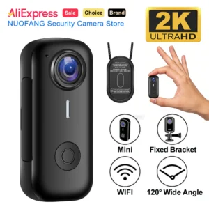 2K 4MP Magnetic Sports Camera 120° Wide Angle