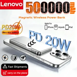 Lenovo 500000mAh Magnetic Portable Power Bank