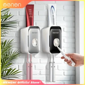 MENGNI Toothpaste Dispenser Wall-Mounted