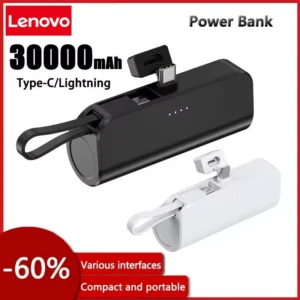 Lenovo 30000mAh Mini Portable Capsule PowerBank
