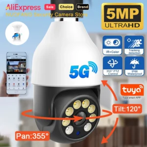 5MP TUYA Wifi 5g Camera Bulb TUYA