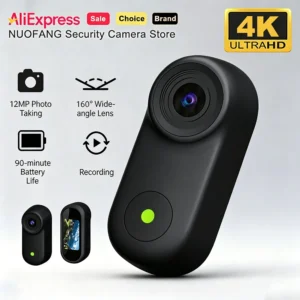 4K UHD Mini Sports Cam Magnetic Thumb