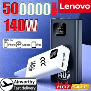 Lenovo 500000mAh CCC 140W Power Bank