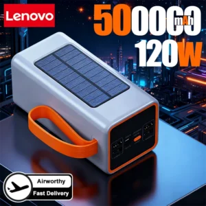 Lenovo 200000mAh Thicken Solar Power Bank