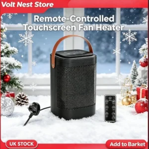 Portable Touch Screen Remote Control Cooling Heating Fan 1400W