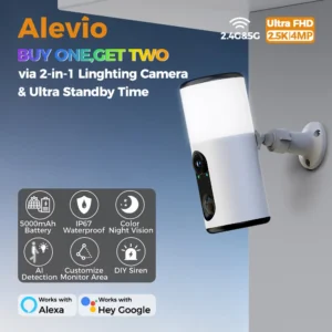ALEVIO 2.5K Solar Camera WIFI Outdoor