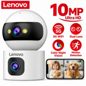 Lenovo 10MP HD Security IP Camera 5G WiFi