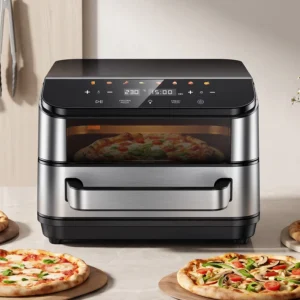Electric Pizza Ovens Air Fryers Stainless Steel