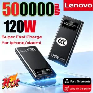 Lenovo 500000mAh 120W Power Bank