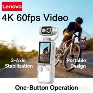 Lenovo 4K HD WiFi Sports Wearable Camera