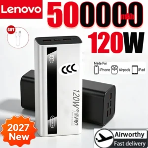 Lenovo 120W 500000mAh CCC Power bank