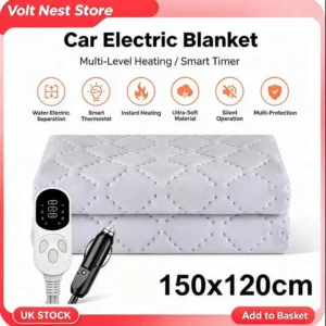 12V Car Heated Blanket 150x120cm