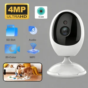 2MP ICSee Mini Security Camera WiFi Indoor