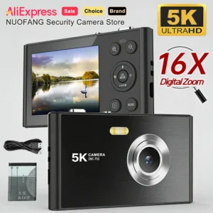 5K 72MP Digital Camera 16x Optical Zoom