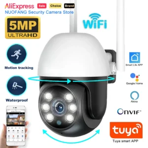 Tuya 5MP Wifi IP Camera Color Night Vision