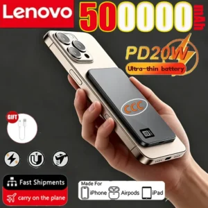Lenovo 500000mAh 3C Magnetic Portable Wireless PowerBank