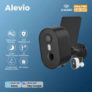 ALEVIO 2.5K Outdoor Wireless Solar Camera