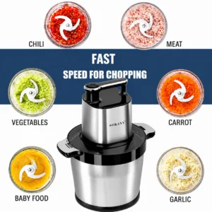 6.5L 1500W Stainless Steel Electric Meat Mincer