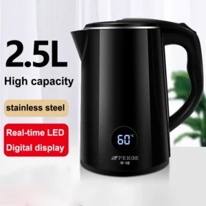 Digital Display Electric Kettle Stainless Steel