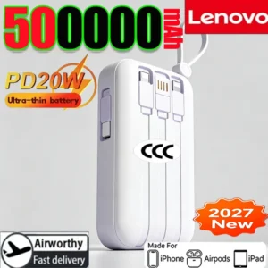 Lenovo 500000mAh Mini Battery Pack Power bank