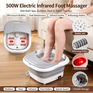 Foldable 500W Electric Foot Spa Bath