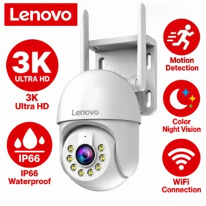 Lenovo 3K 5MP HD Smart Wifi PTZ Camera