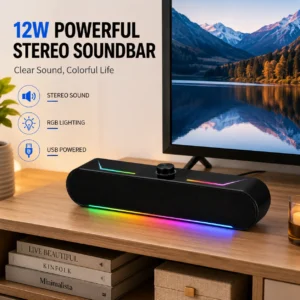 RGB LED Soundbar Speaker