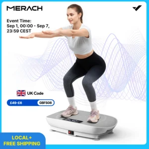MERACH Vibration Plate Device Powered Vibration Platform CV30