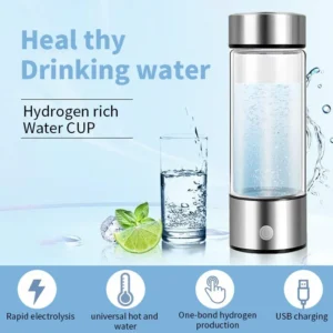Portable 420ml Hydrogen-Rich Water Cup Titanium Quality Filter