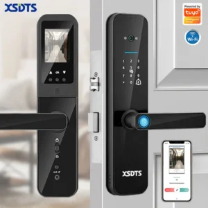 New Biometric Digital Electronic Smart Door Lock With Camera