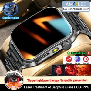 Health Managed Smart Watch Sapphire Health Measure Blood Oxygen
