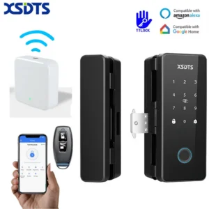 TT-Lock Smart Glass Door Lock Bluetooth Biometric Fingerprint