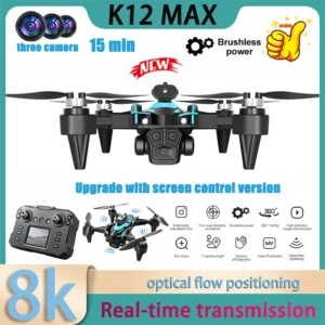 K12 Max Professional Drone with Screen Remote