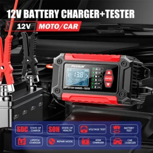 FOXSUR Car Battery Charger FTC-1206 12V 6A
