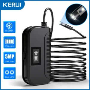 KERUI 5MP Dual/Single Lens WiFi Endoscope Camera