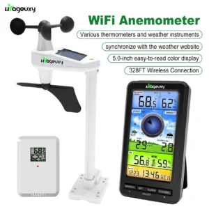 WiFi Anemometer Weather Station - Smart Wireless Wind Speed/Direction