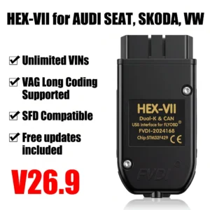 VCDS-HEX VII VAGCOM V25.3 HEX V2 VAG