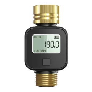 Digital Water Flow Meter High Accuracy IPX6 Measure Water