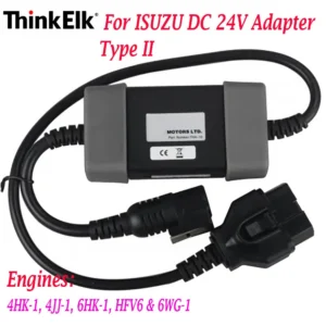 For ISUZU DC 24V Adapter Type II Battery and OBDII