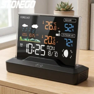 Digital Wireless Weather Station Indoor Outdoor Thermometer Hygrometer