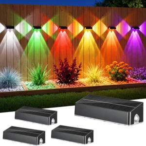2/4x Solar Lights Solar LED Wall
