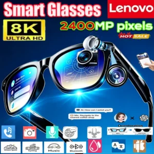 Lenovo 2400MP 8KHD AI Smart Glasses Vedio Translation