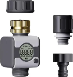 Water Flow Meter with Brass Inlet Metal