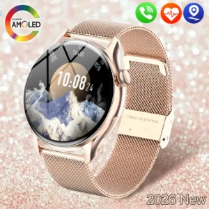 Smart Watch Women Bluetooth Call Sport GPS HeartRate