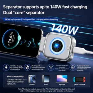 Physical Auto Pop-Up Charging Safety Stopper