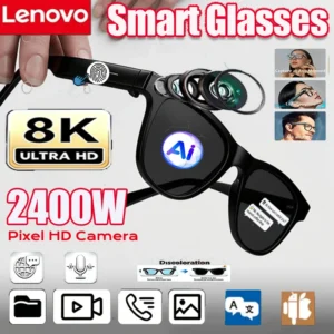 Lenovo NEW 8K 2400MP AI Smart Glasses